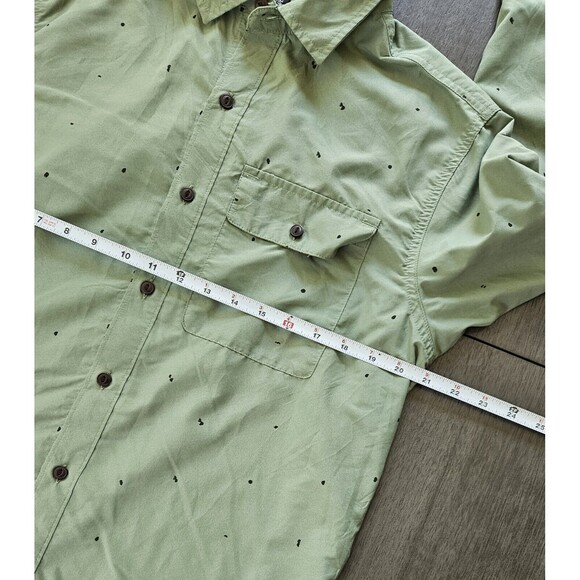 Mountain Hardwear Greenstone Olive Button Down Long Sleeve Shirt Sz L Gorpcore - Picture 5 of 11